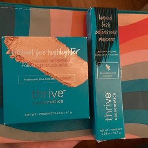 Unopened Thrive Cosmetics (highlighter and mascara)